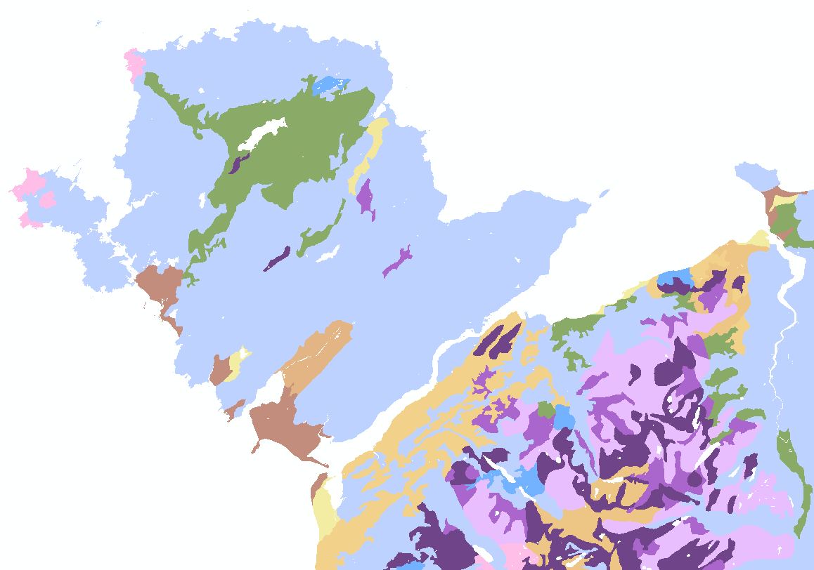 NATMAPtopsoiltexture dataset shown for Anglesey